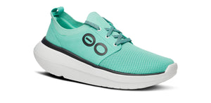 OOFOS Womens OOmy Stride Emerald - รองเท้าเพื่อสุขภาพ นุ่มสบาย