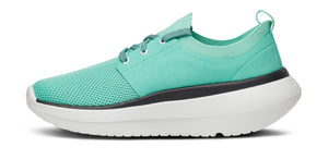 OOFOS Womens OOmy Stride Emerald - รองเท้าเพื่อสุขภาพ นุ่มสบาย